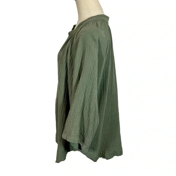 9seed Marrakech Cotton Gauze Dashiki Top Tunic Cover Up in Hunter PLEASE READ - Picture 9 of 14